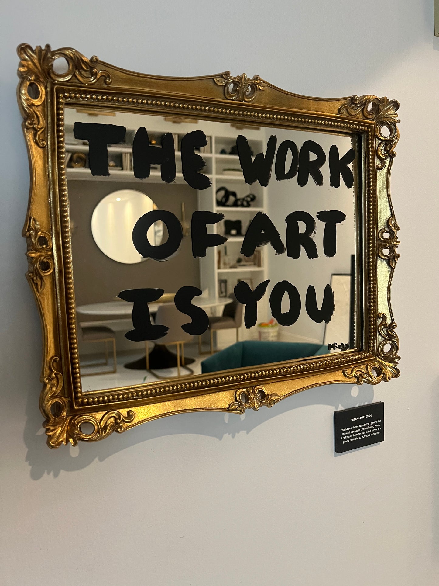 The Work of Art is You Wall Art
