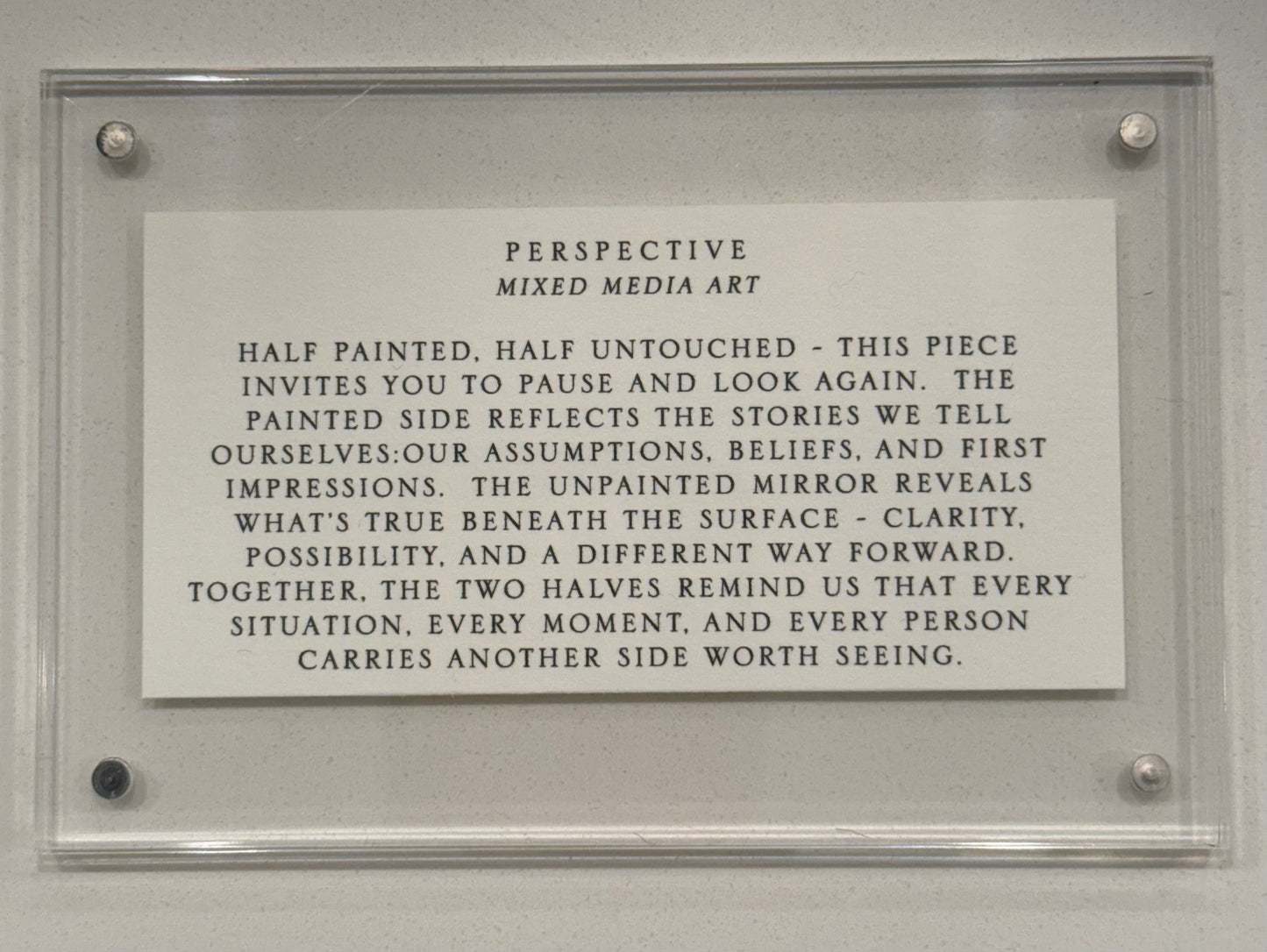 Perspective Mirror Wall Art