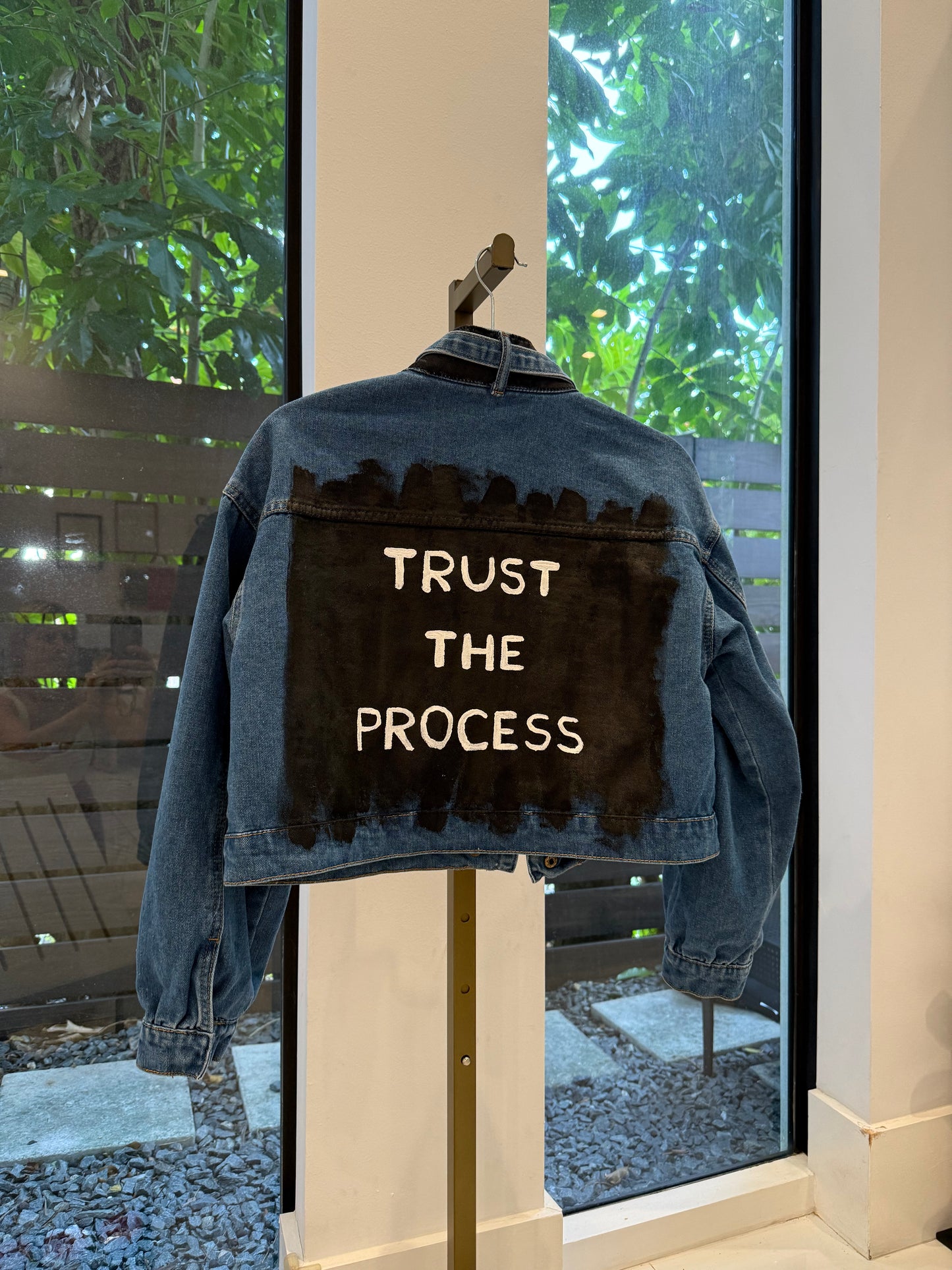 Trust The Process Denim Jacket